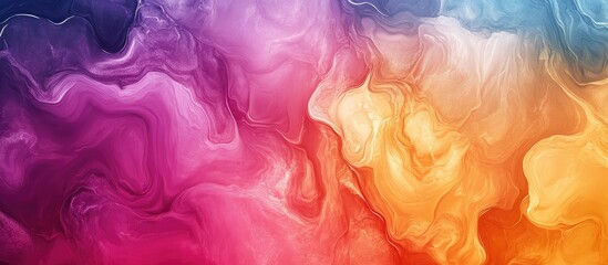 Aufkleber - Vibrant Abstract Colorful Art Mural for Interior Design with Space for Custom Text and Creative Expression
