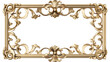 © peeter - antique gold frame isolated on white