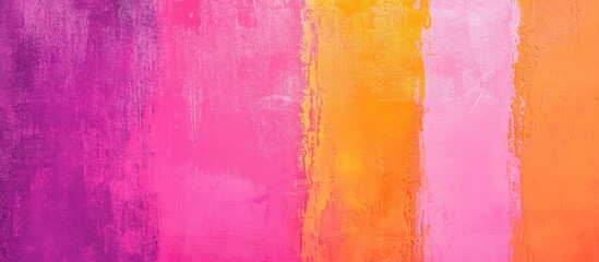 Aufkleber - Vibrant abstract banners featuring shades of pink magenta and purple with ample space for customizable text and messages