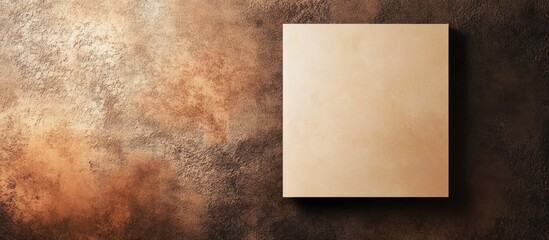 Aufkleber - Blank Brochure Pamphlet Flyer Mockup on Textured Background Empty Copyspace for Customizable Advertising and Design Elements