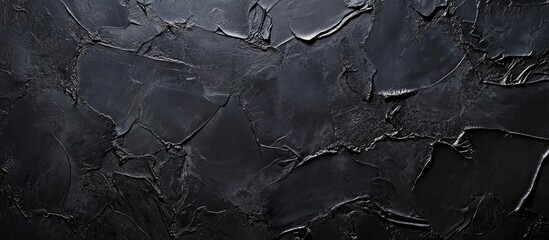 Aufkleber - Textured black grunge wall for empty studio space with ample room for text and creative design elements suitable for various applications