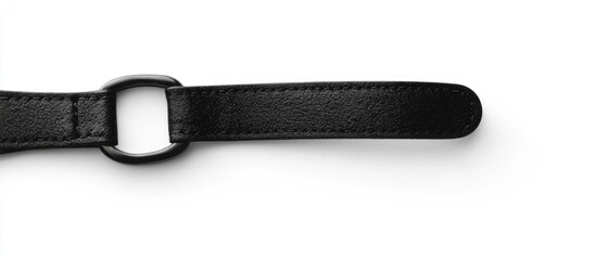 Aufkleber - Black Wrist Strap Isolated on White Background Ideal for Product Displays or Branding with Ample Copyspace for Custom Text