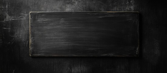 Aufkleber - Black Chalkboard Surface for Custom Messages and Creative Text Placement in Educational or Informational Settings
