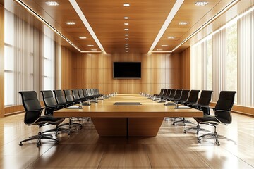 Wall Mural - Conference room in modern business office