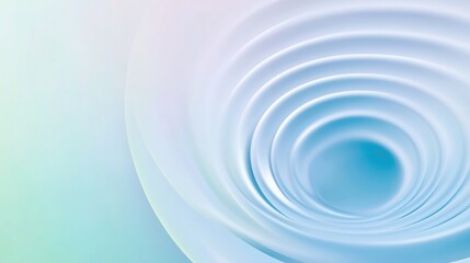 Poster - Pastel hues blend seamlessly in a swirling vortex of quantum energy, creating a captivating abstract design