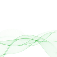Leinwandbilder - Green wave pattern. Colorful modern wave. Abstract background. Eps 10