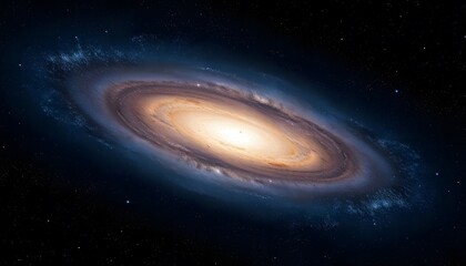 andromeda galaxy in space