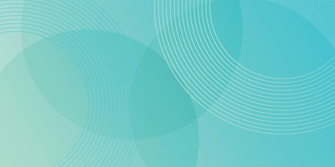Poster - Modern banner background. Colorful, bright green blue gradient and lines vector illustration. eps10.