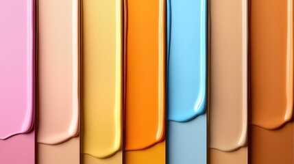 Poster - A vibrant bar graph comparing skin hydration levels before and after tanning