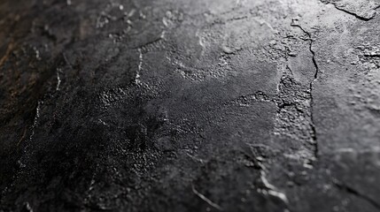 Poster - Dark rough concrete surface creating dramatic background texture