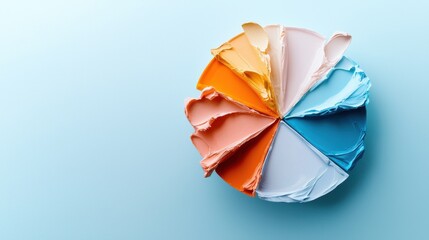 Poster - A vibrant pie chart illustrating the rise of men adopting skincare routines