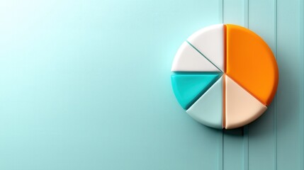 Aufkleber - A vibrant pie chart illustrating the distribution of spa services by popularity