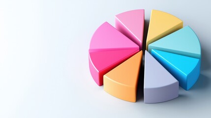 Aufkleber - A colorful pie chart illustrating customer preferences for full-body versus focused massages