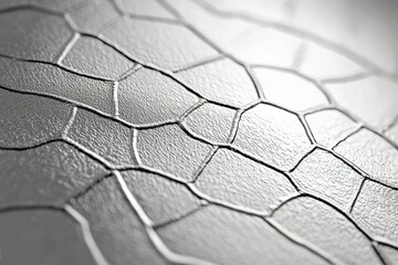 Pattern of squares and triangles on a grey surface