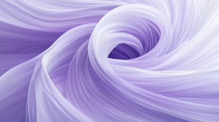 Poster - Dynamic circular light trails abstract art modern digital design vibrant purple and white color scheme