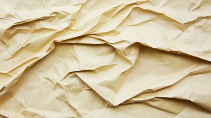Poster - Crumpled brown paper texture offers a vintage feel, perfect for creative projects in various artistic and design applications