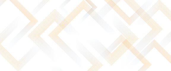 Fototapete - modern abstract with glowing geometric lines with square lines pattern geometric and design backgrou