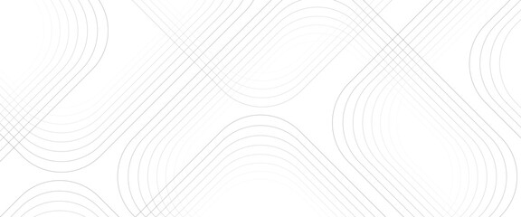 Fototapete - modern abstract technology with glowing geometric lines background.