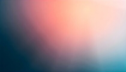 Fototapete - A grainy gradient background in teal red orange white