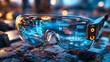 © terat - futuristic smart glasses ar hud display - metaverse