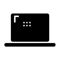 Leinwandbilder - laptop icon