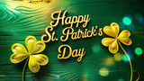 St. Patrick's Day, happy st patrick's day 2025 greeting card background design