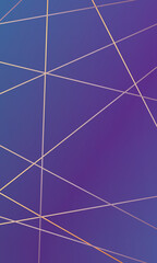 Poster - ПечSoft color background with soft golden lines on blue background. Blue wave gradient color background. Banner design with golden lines.ать