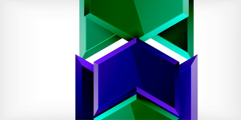 Aufkleber - Technology dynamic arrow geometric background. Vector Illustration For Wallpaper, Banner, Background, Card, Book Illustration, landing page