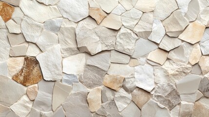 Wall Mural - Irregular Shaped Stone Wall Texture Background