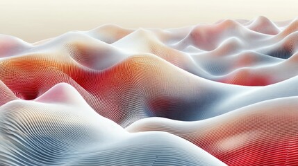 Poster - Abstract layered charts glowing in D over a clean gradient background, symbolizing startup progress and metrics.