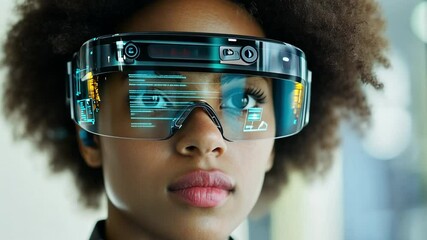 Poster - Augmented reality glasses in a modern learning lab, enhancing STEM projects