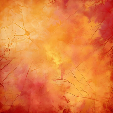 Warm gradient background with a grunge texture in orange and yellow, perfect for text overlay.