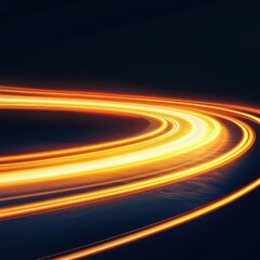 Poster - Dynamic vortex of bright neon light trails abstract art digital background vibrant atmosphere close-up view