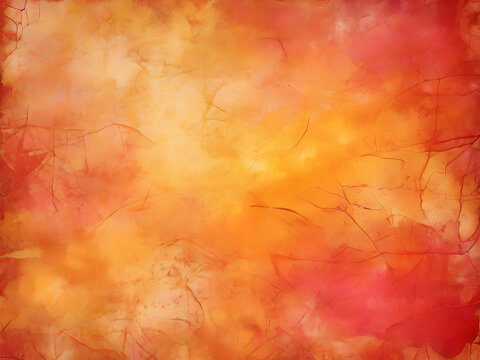 Warm gradient background with a grunge texture in orange and yellow, perfect for text overlay.