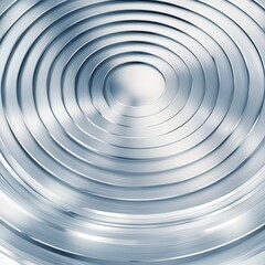 Poster - Futuristic metallic discs overlapping in minimal design abstract geometric patterns reflective textures