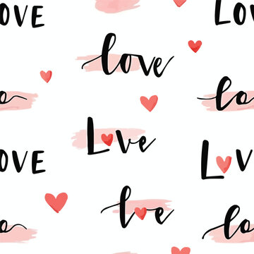 Valentines Day Calligraphy with Heart