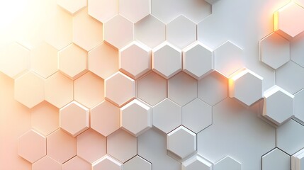 Leinwandbilder - abstract hexagon pattern background