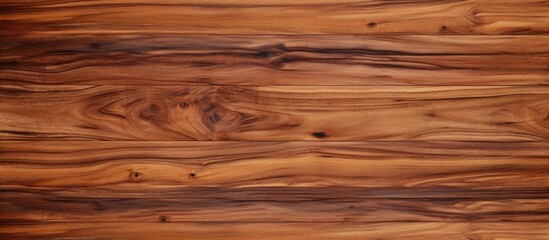 Poster - Wood background with rich natural patterns in warm brown tones, providing ample copy space, ideal for text overlay and designs.