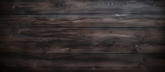Leinwandbilder - Dark wood texture background featuring a worn natural pattern with deep browns and subtle grays, ideal for text overlay and design projects.
