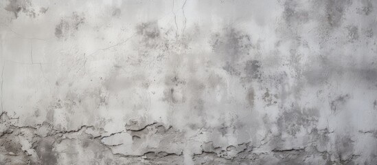 Poster - Rough textured aged gray cement wall background with varied shades of gray and white ideal for copy space and design elements.
