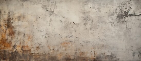 Aufkleber - Worn cement wall with grungy grey and brown textures in the background, featuring ample copy space for design or advertising purposes.
