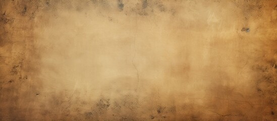 Fototapete - Textured vintage paper background with warm beige and brown tones, featuring a smooth center area for copy space, ideal for classic design layouts.