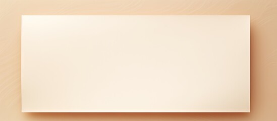 Fototapete - Minimalist memo pad in soft pastel beige background with ample white space for text, centered composition ideal for notes or messages.