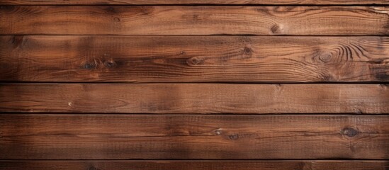 Aufkleber - Rustic wooden background with deep brown tones and natural grain patterns creating a warm textured space ideal for placing images or texts.