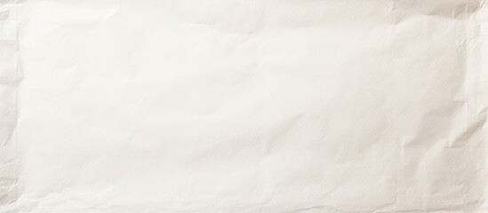Leinwandbilder - Vintage textured paper with soft beige hues placed horizontally against a clean white backdrop, creating perfect empty space for text or graphics.