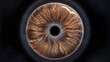© Shehub - Detailed Macro Shot of a Brown Human Iris Eye