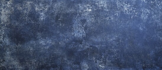 Aufkleber - Textured dark blue wall background with a grunge finish creates a versatile studio room design ideal for artwork and photography placement.