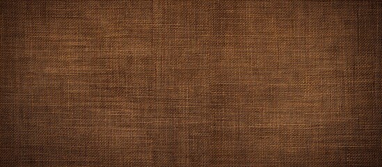 Poster - Rich medium brown fabric texture with a woven pattern creates a warm, inviting background perfect for design projects and presentations.