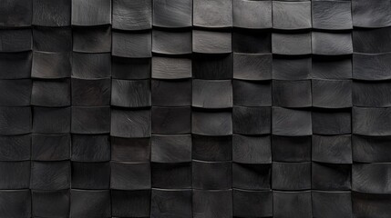 Aufkleber - Crafted with precision, these seamless black ceramic roof tiles create a striking visual effect. Their uniform shape and color add sophistication to modern structures, emphasizing streamlined beauty