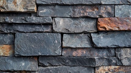 Aufkleber - Textured slate roof extends harmoniously across a quaint structure, reflecting the artistry of traditional roofing. Subtle variations amplify its visual charm and durability, enhancing the landscape